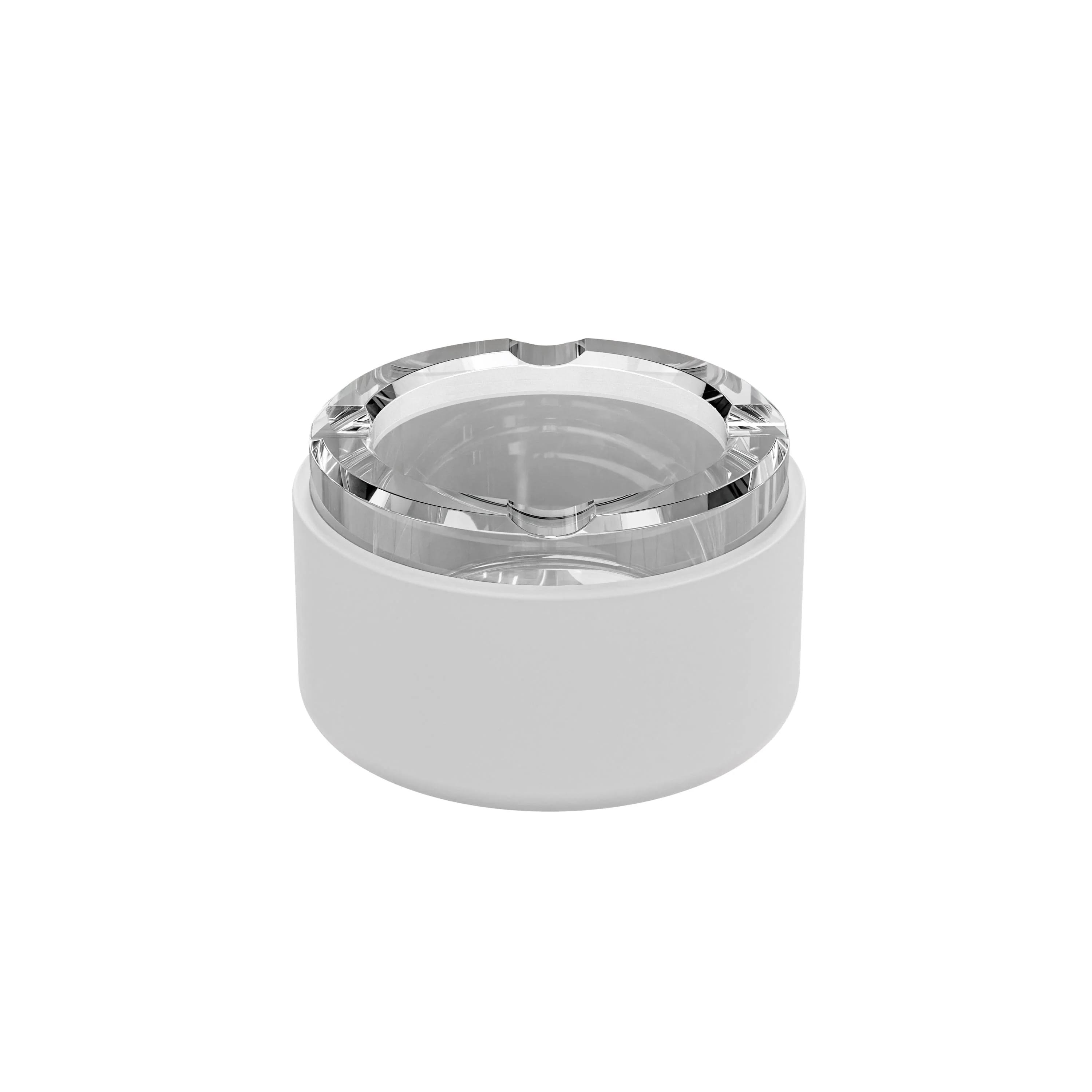 glass ashtray with lid
