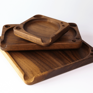wooden rolling trays 